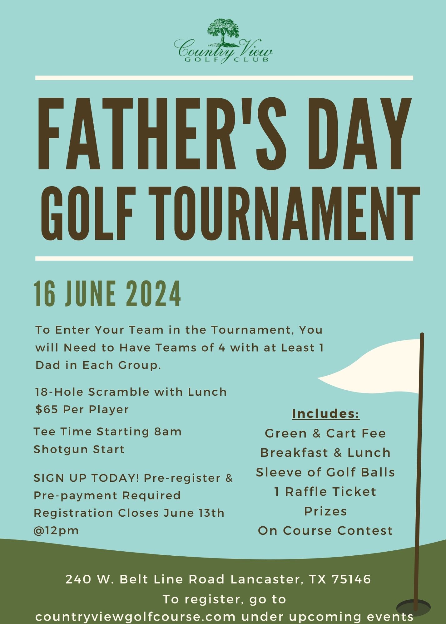 2024 Fathers Day Tournament
